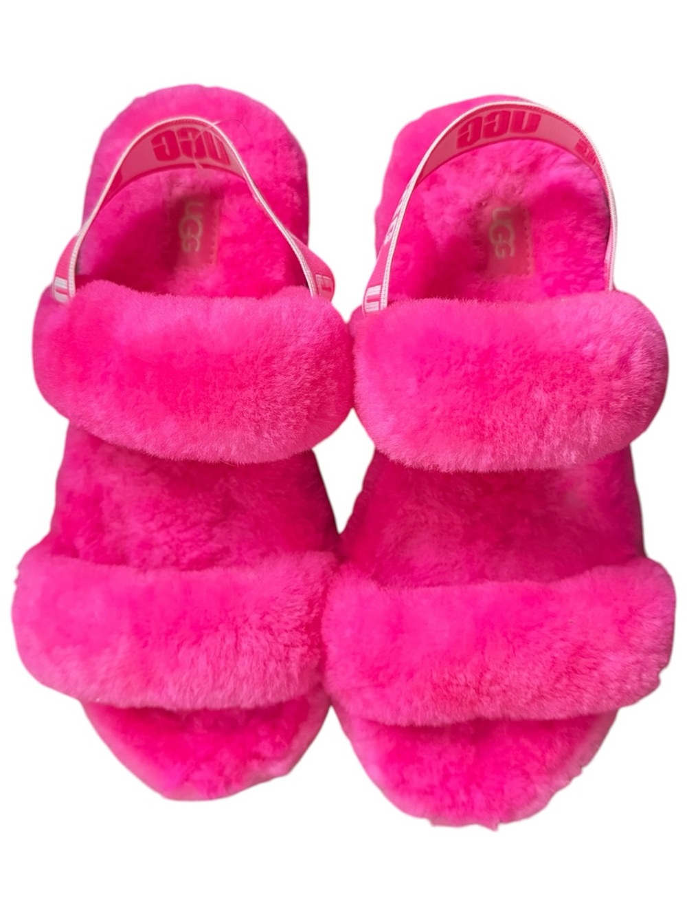 UGG Oh Yeah Sling Back Slippers in Berry, size 6 - Picture 8 of 10